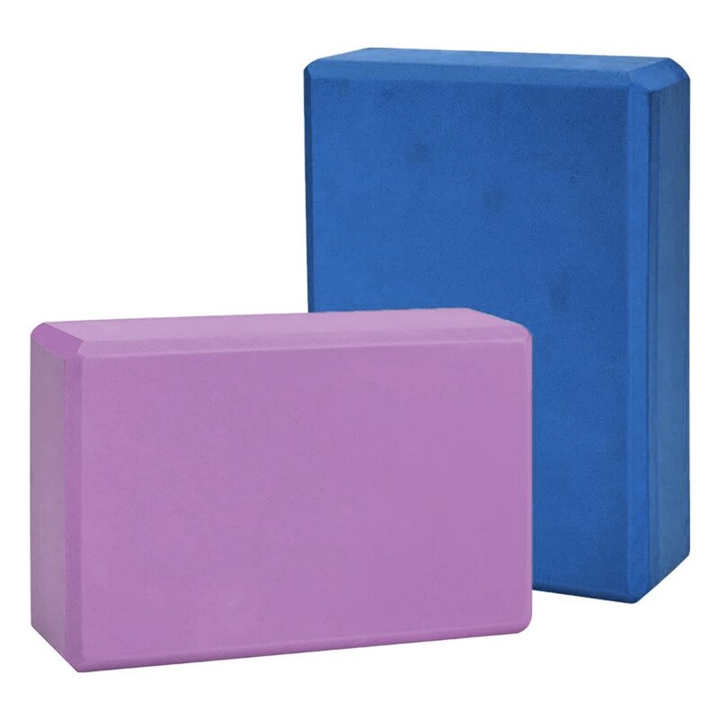 Yoga Blocks High Density EVA Foam Blocks for Yoga Pilates Meditation Gym Fitness 77HC