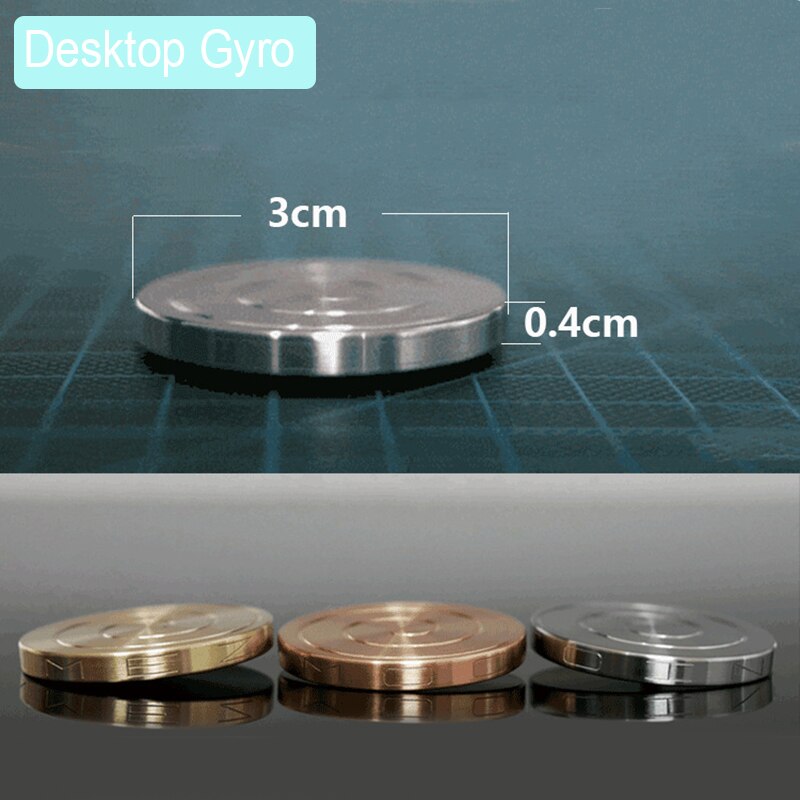 Mode Kinetische Desktop Speelgoed Koper/Aluminium Decompressie Hypnose Rotary Gyro Volwassen Vingertop Speelgoed Kinderen Speelgoed