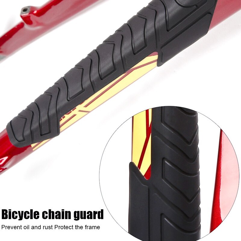 Bicycle Chainstay Protector Mtb Chain Protector Guard Cover Scratch-Resistant Cycling Chain Care Pad Bike Protective Gear