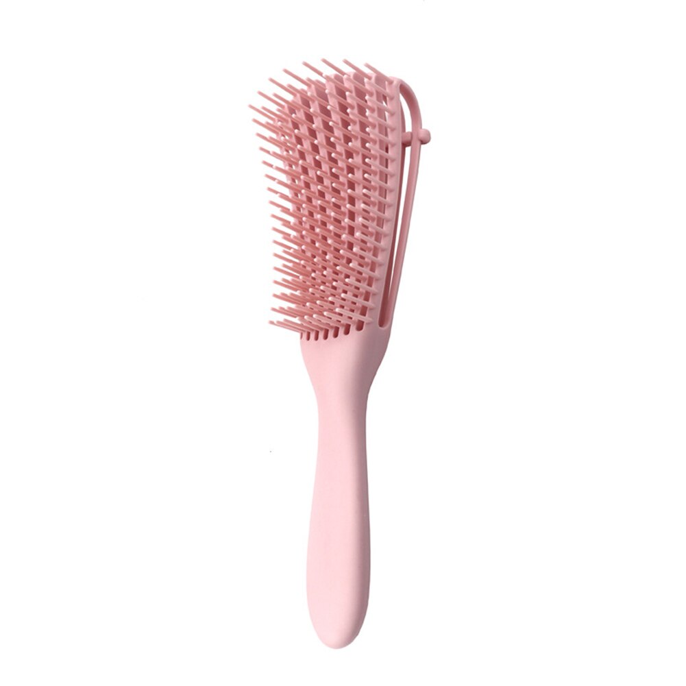 Haar Pinsel Massage Nass Haar Kamm Detangler Haarbürste Nass Lockiges Styling Werkzeug Haar Pinsel Massage Zubehör #22: hell Rosa