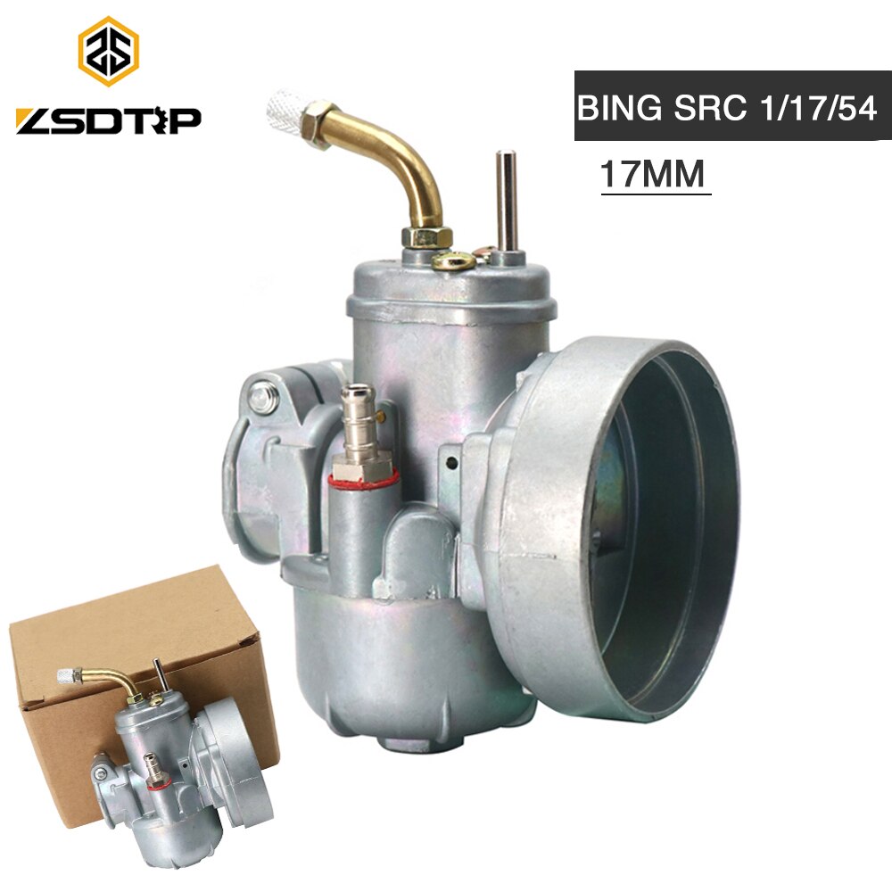 Zsdtrp för bing förgasare 17mm bing moped förgasare för bing src 1/17/54 puch kreidler floret/lh/lf tunturi för 50/60cc moped