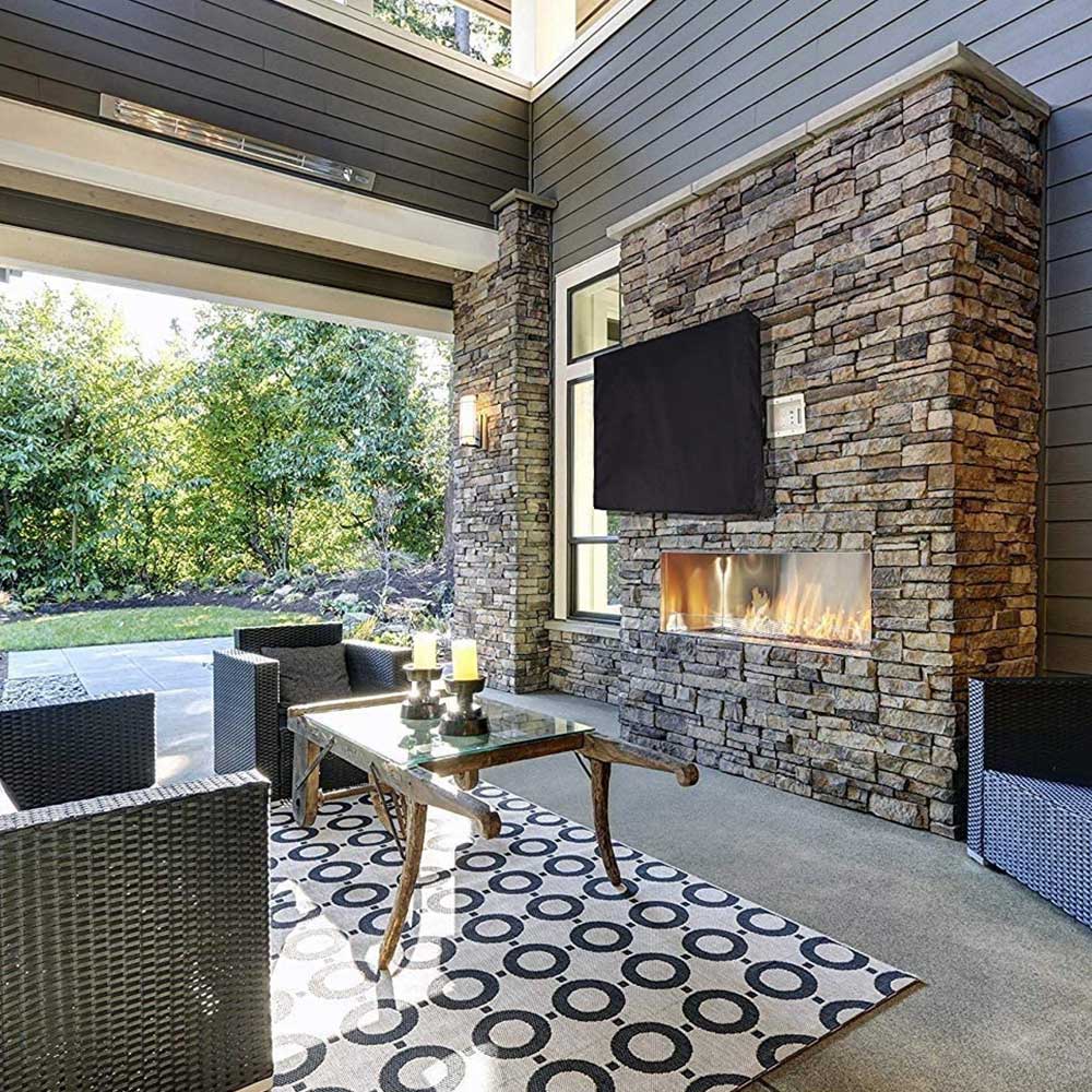 1 Stuks 32 Inch Tv Oxford Outdoor Tv Cover Screen Case Met Bottom Cover Voor 22-58 Inch Tv screen Stofdicht Waterdichte Hoes