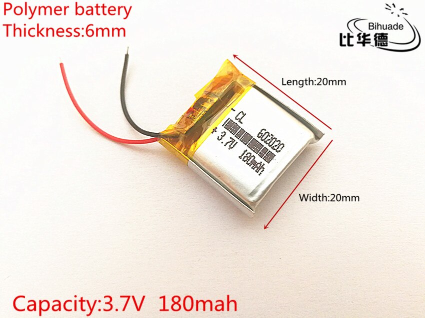 EFASO 3,7 V 400 mAh 702030 Lipo-batterij oplaadbare lithium-polymeer-ion batterij met JST-aansluiting 2.0-2P stekker