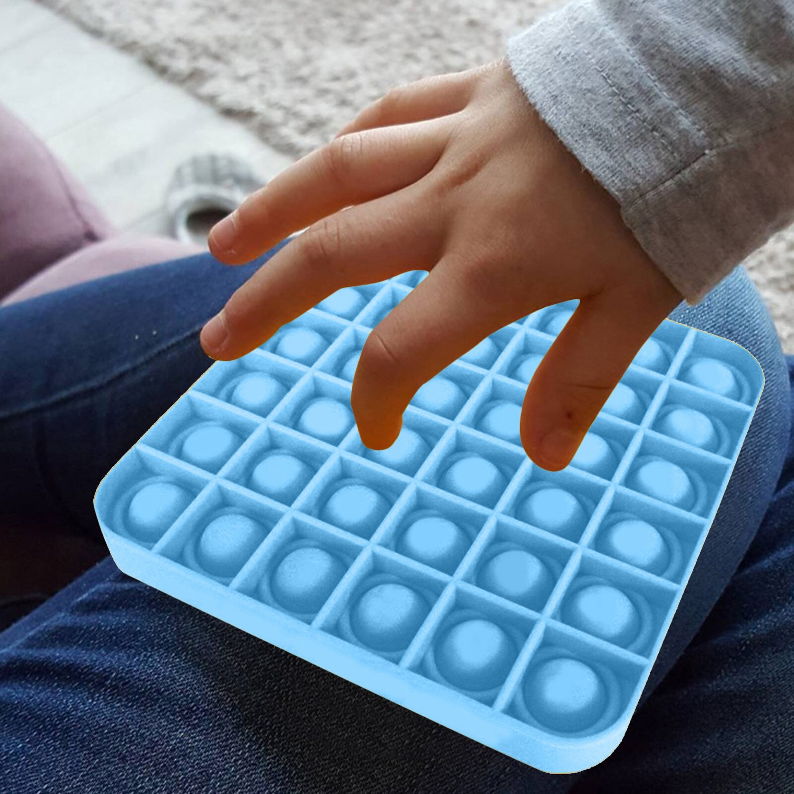 Push Bubble Fidget Zintuiglijke Speelgoed Autisme Speciale Behoeften Helpt Stress En Verhogen Focus Zachte Squeeze Speelgoed Figet Speelgoed Popit