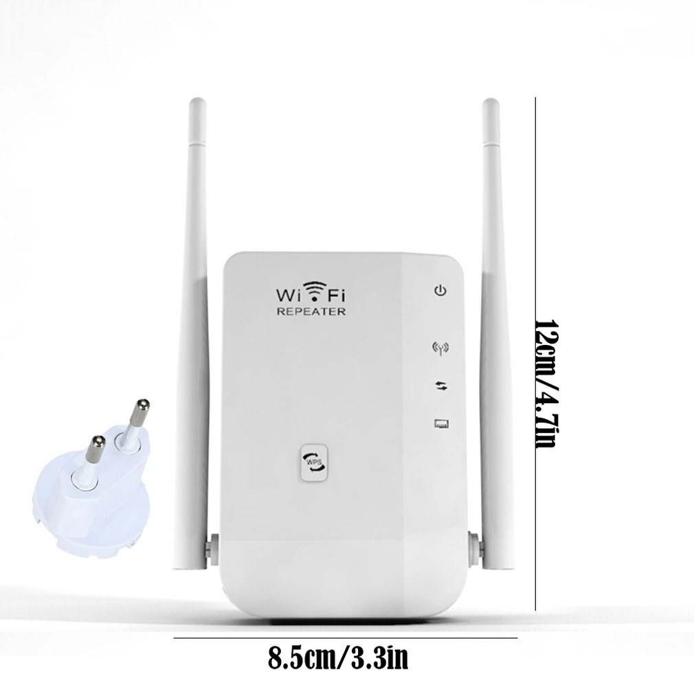 300M Dual Antenna Wifi Repeater Wireless Signal Amplification Extended Signal Booster