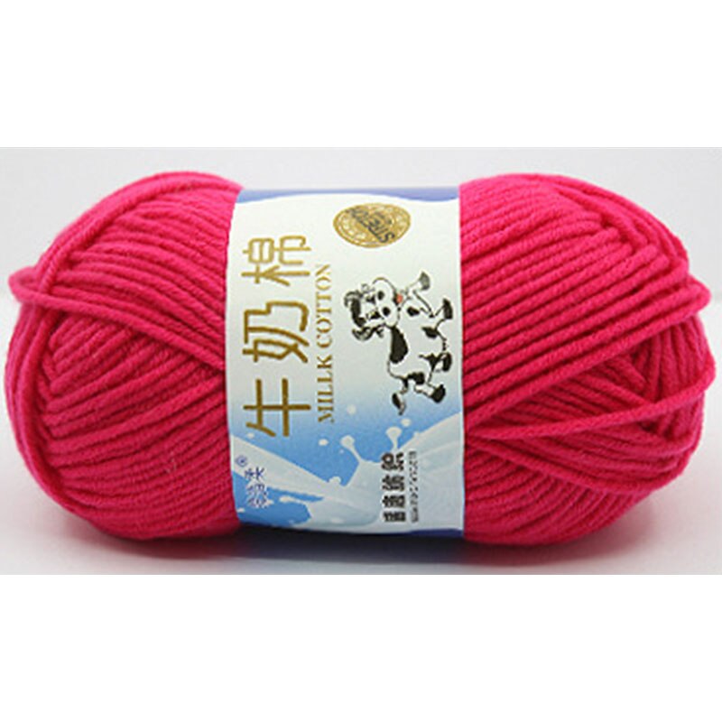 2.5MM lait doux coton doux bébé tricot laine fil épais fibres velours fil à tricoter à la main laine Crochet fil pour bricolage pull: 7