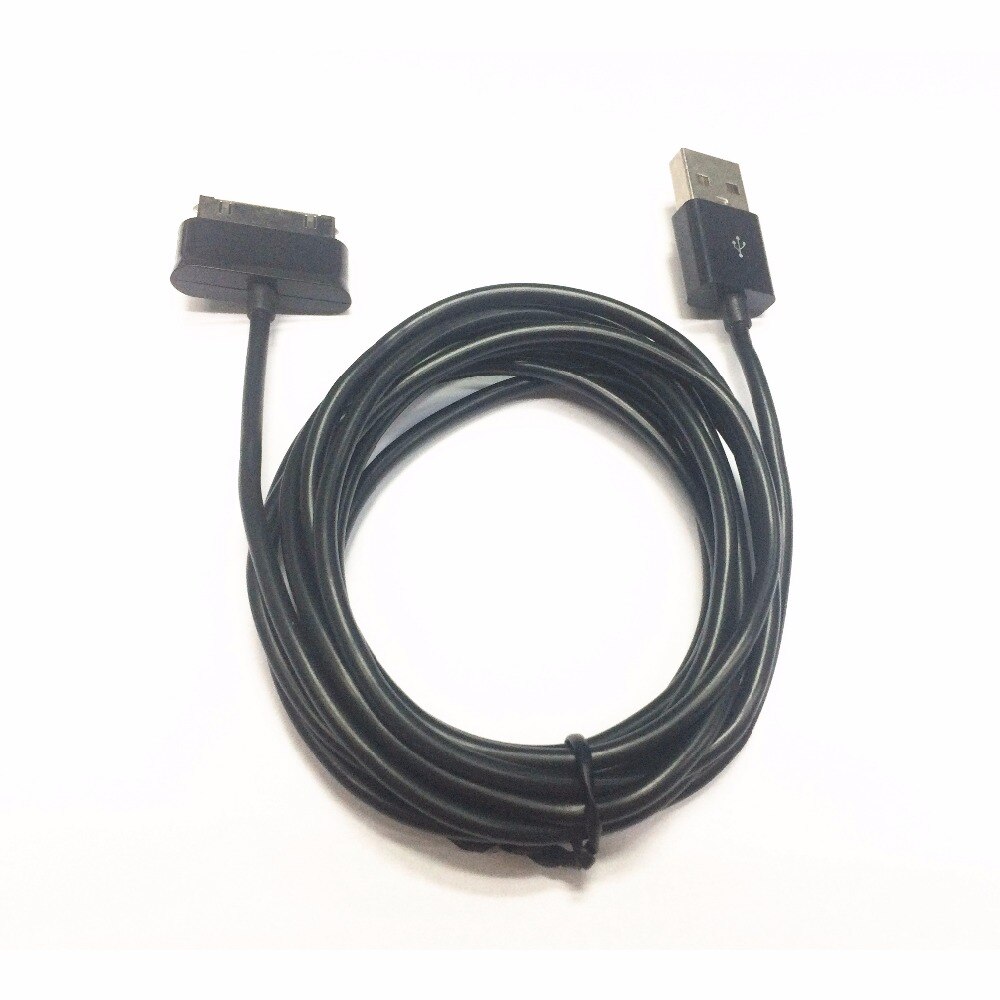 P1000 P7510 2M 6ft LONG THICK USB cable BLACK for Samsung Galaxy Tab 2 7.0 10.1 8.9 7.7 Plus