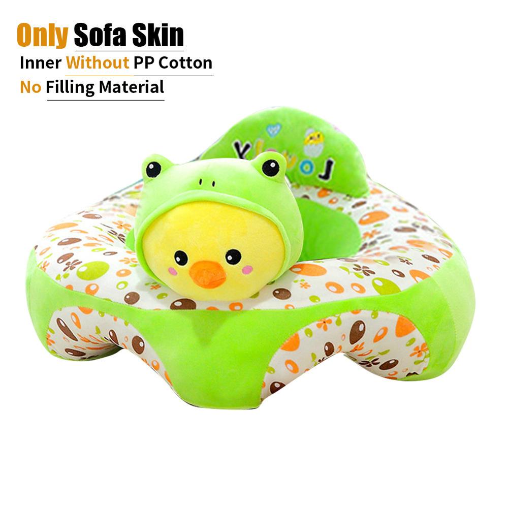 Cartoon baby bankhoes leren zitten stoel voedingsstoel hoes kinderbank hoes voor baby babystoel bank zonder katoen: B