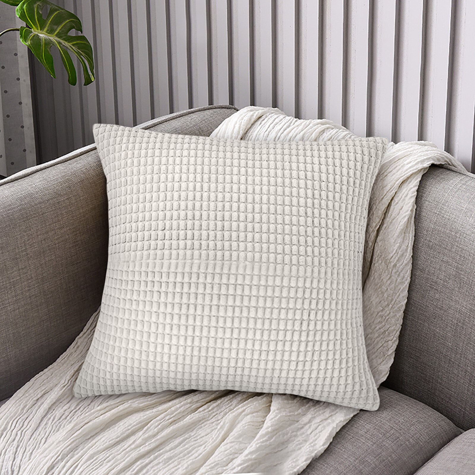 Kussen Corduroy Kussenslopen Polyester Zachte Comfortabele Voor Slaapkamer Woonkamer Kussensloop Kussensloop Decor 45x45cm