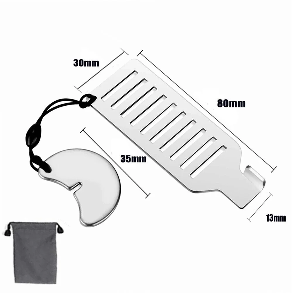 Home Travel Hotel Deurslot Addalock Safe Lock Draagbare Privacybeschermer Roestvrij staal met opbergtas 1PC 8cm