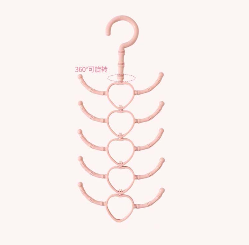 Multifunctionele 360 Graden Gedraaid Kleerhanger Tie Sjaal Riem Opbergrek Schoenen Droogrek Multifunctionele Opslag Hanger 1Pc