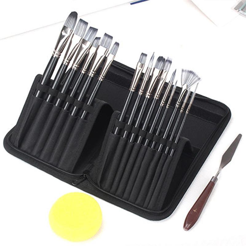 15pcs Set Scriptliner Hook Line Drawing Paint Brush Wooden Paint Brushes Oil Painting Brush Gouache Acrylic Art Paint Brush A35