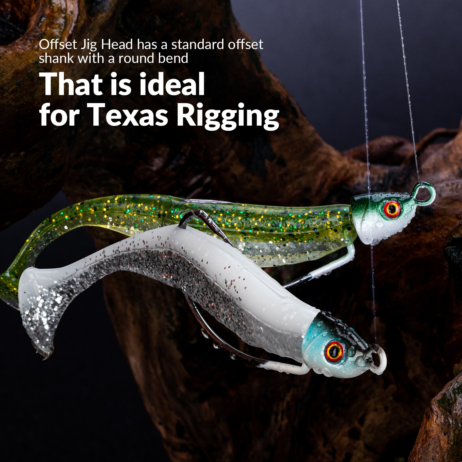 Anzuelo de pesca con cabeza plomada, 3,5g, 5g, 7g, 10g, 14g, accesorios de aparejos de pesca con señuelo suave, 5 unids/lote
