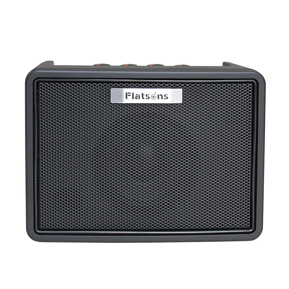 FGA-3 Portable Guitar Amplifier Mini 3W Guitar Amp Speaker for Acoustic/ Electric Guitar Ukulele 6*AA batteries USB Power Supply