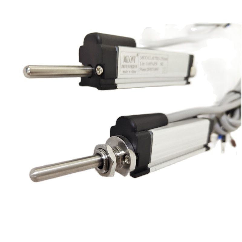 Linear Displacement Sensor KTR 10 25 50 75mm Electronic Ruler Miniature Spring Displacement Transducer Scale Automatic Reset