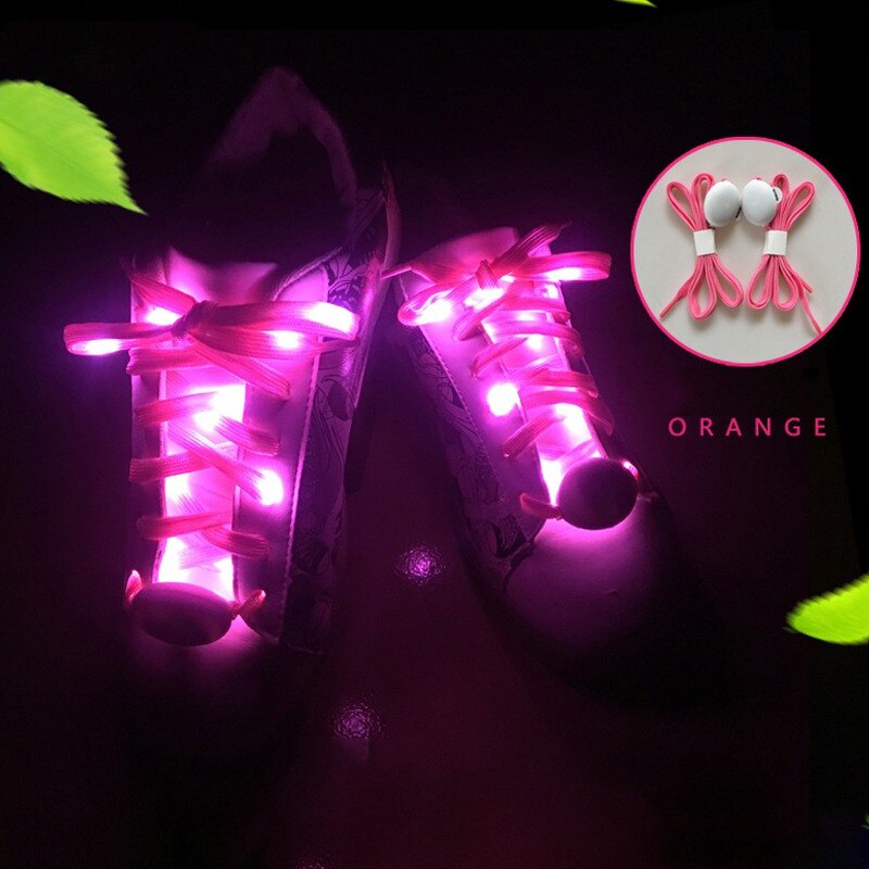 Party Charmant Schaatsen LED Flash Light Up Glow Schoenveters Shoestrings Lichtgevende Dark Athletic Sport Laarzen Schoenen Veters