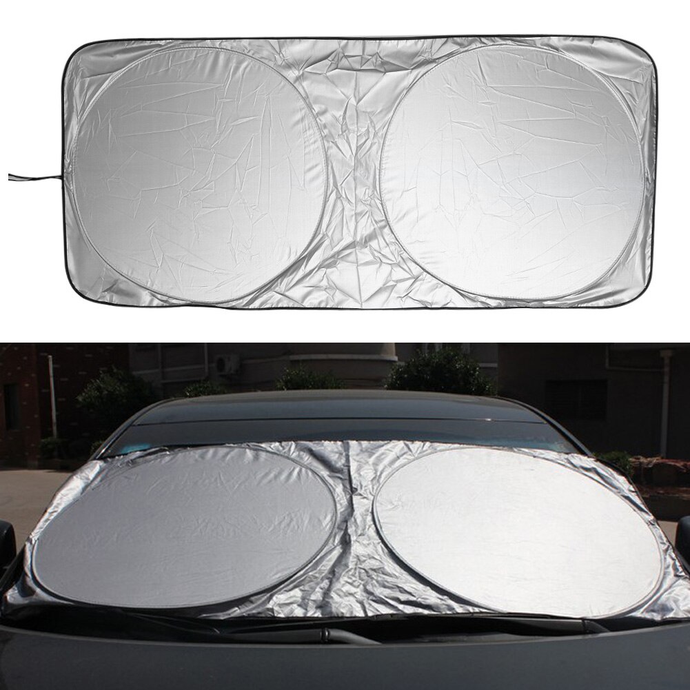 150X70Cm Voorruit Zonnescherm Protector Universele Auto Voor Zonneklep Zonnescherm Voor Outdoor Persoonlijke Auto Onderdelen Decor