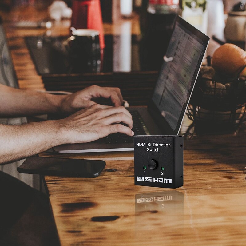 HDMI 2.0 Bi-Direction Switch 1080P 3D 4Kx2K HDMI Switcher 2X1 or 1X2 HDMI Splitter Switch for DVD HDTV PS3 PS4 NS Switch