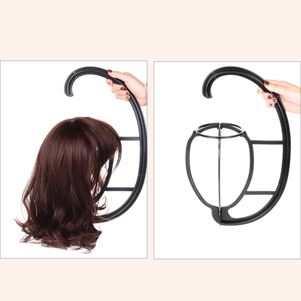 Bærbar parykhænger salon barber shop hængende hatte holder tørretumbler display stand