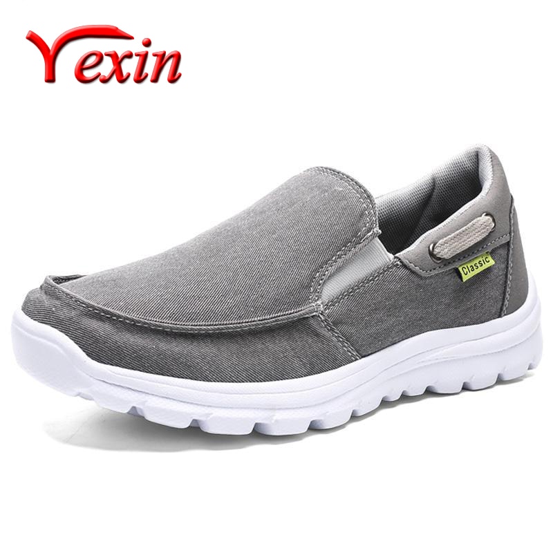 Män fritidsskor lätta loafers sneakers canvas skor bekväma herrskor stor storlek zapatos casuales manskor