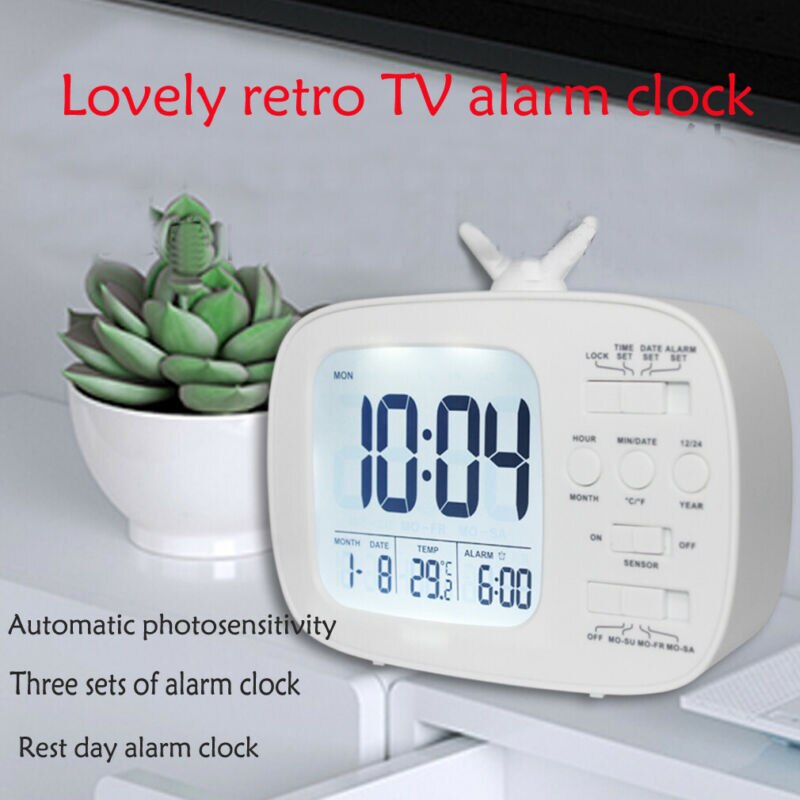 Sensor de reloj despertador Digital para escritorio de EE. UU.