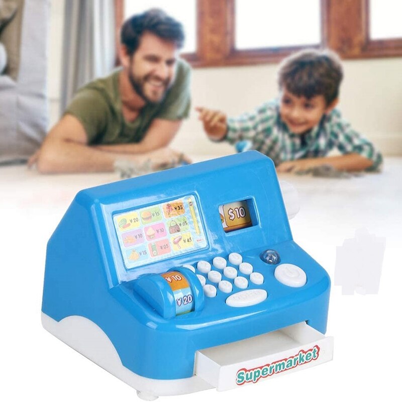 Gesimuleerde Elektronische Winkel Speelgoed, Supermarkt Kleine Huishoudapparatuur Kassa Speelgoed, Tellen Speelgoed Voor Kids Banking Spelen