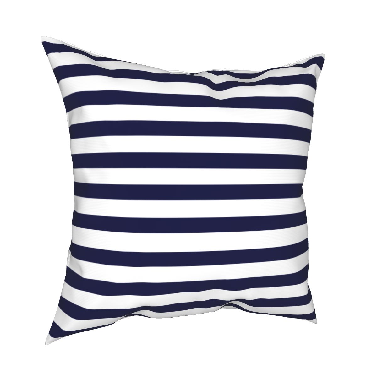 Navy Blauwe Streep Kussensloop Afdrukken Polyester Kussenhoes Decoratieve Kussen Case Cover Home 18&quot;: 30x30cm 12x12in