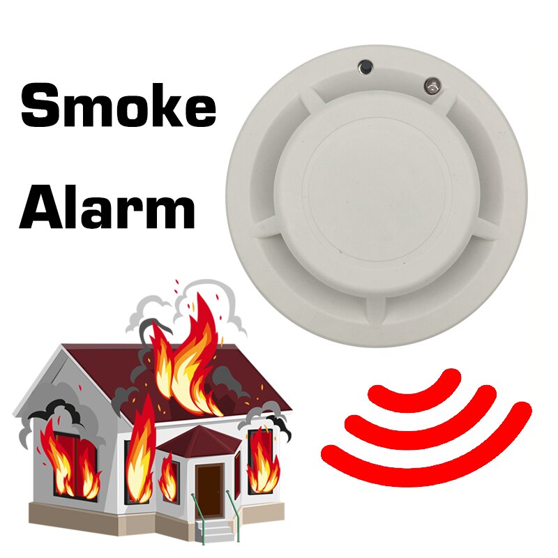 Smoke Detector Smokehouse Combination Fire Alarm Tester Home Security System Firefighters Smoke Sensor Detector Fire Protection