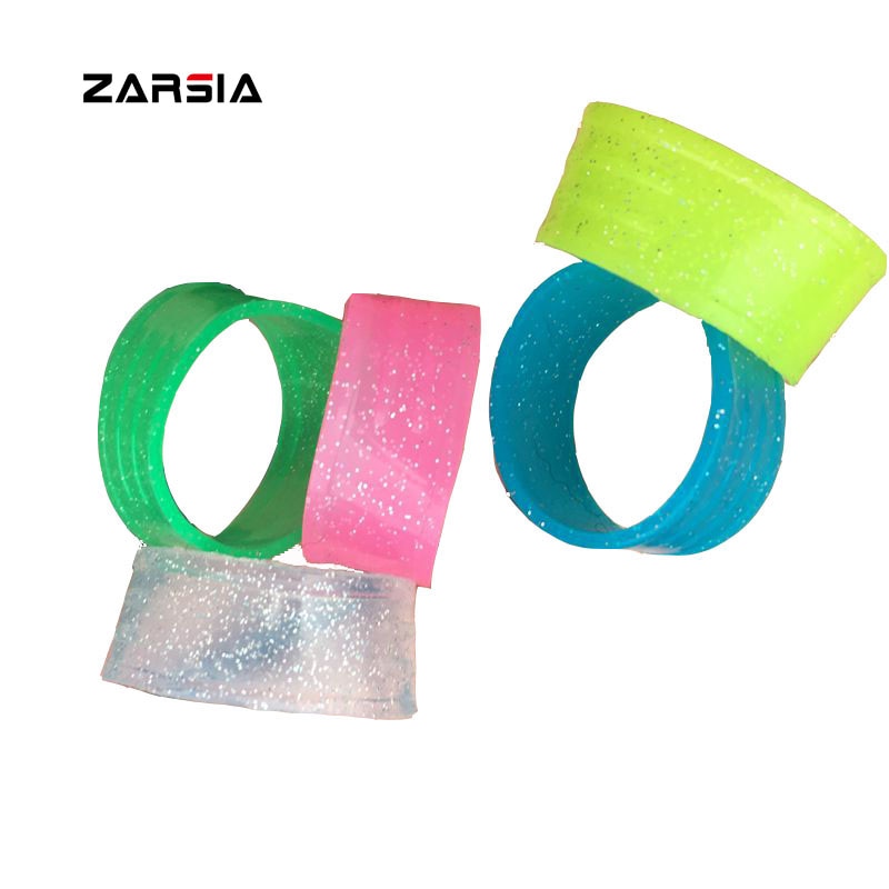 (10pcs/lot)Fluorescent Silicone grip ring,Tennis Racket,Tennis racquet,Racket overgrip sealing ring