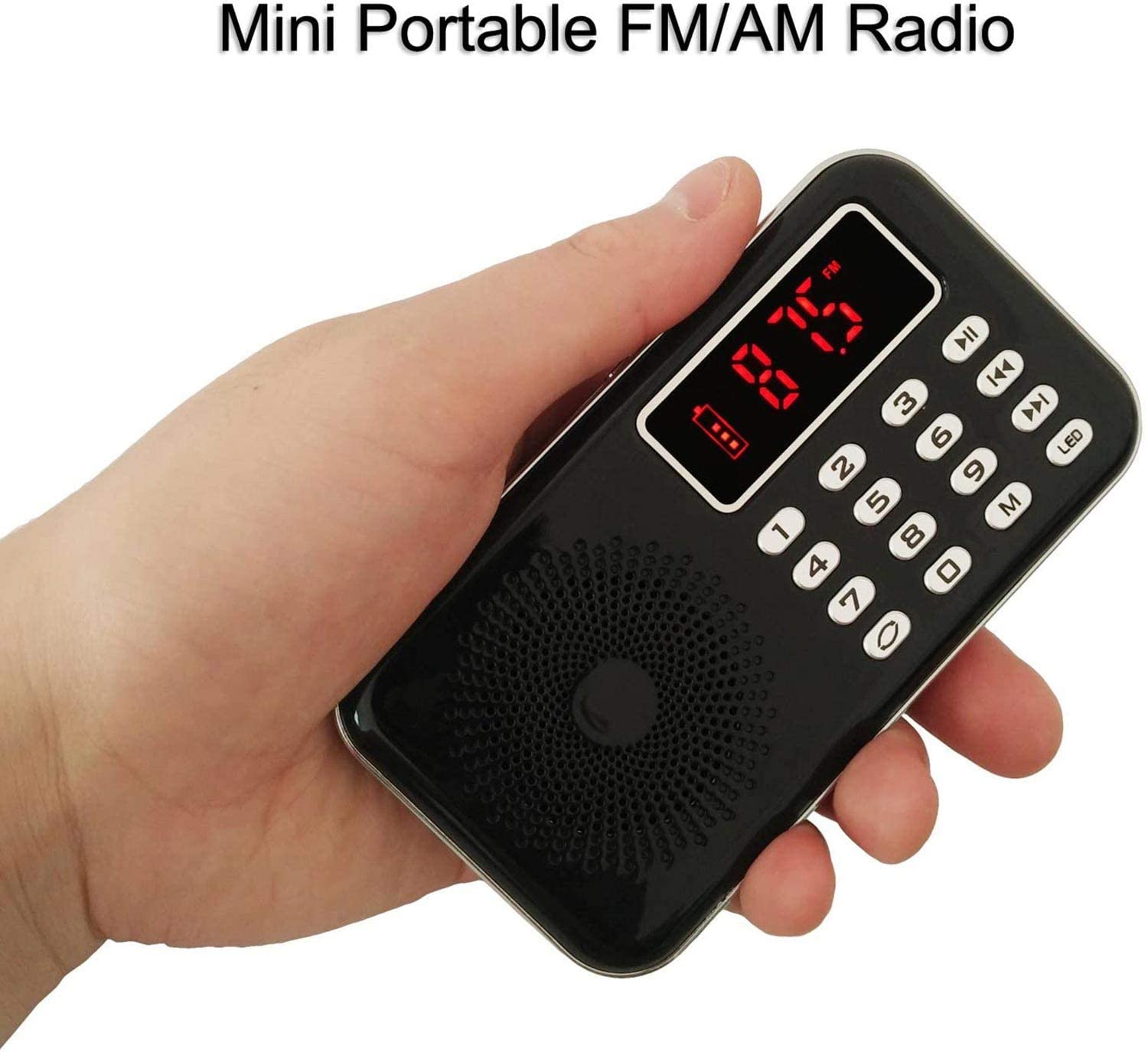 FM/AM/SW Radio Receiver FM Radio Stereo Sound MP3 Player with Bluetooth Speaker Function TF card AUX Portable Pocket