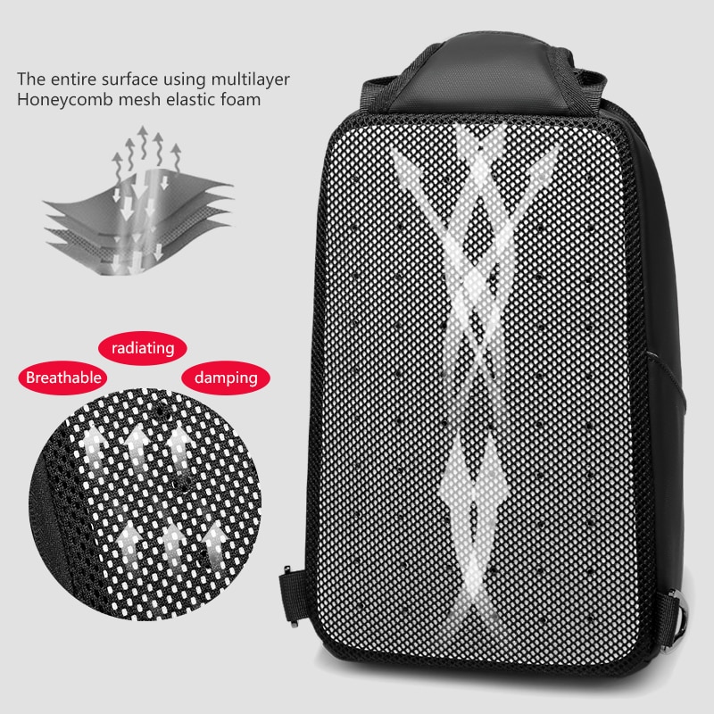 Borse a Tracolla della spalla casuale Cerniera Multifunzione Maschio Classico di colore Solido di Viaggio del Sacchetto di Crossbody