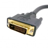 DVI 24+1 DUAL LINK DIGITAL MALE to DVI MALE M/M HDTV VIDEO Monitor EXTENSION CABLE 30CM