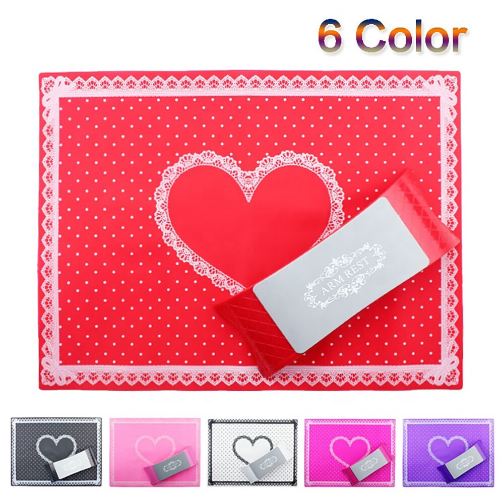 Ensemble d'oreiller de main d'ongle de Silicone de Style avec la trousse à outils antidérapante d'art d'ongle de coussin d'ongle pour la manucure