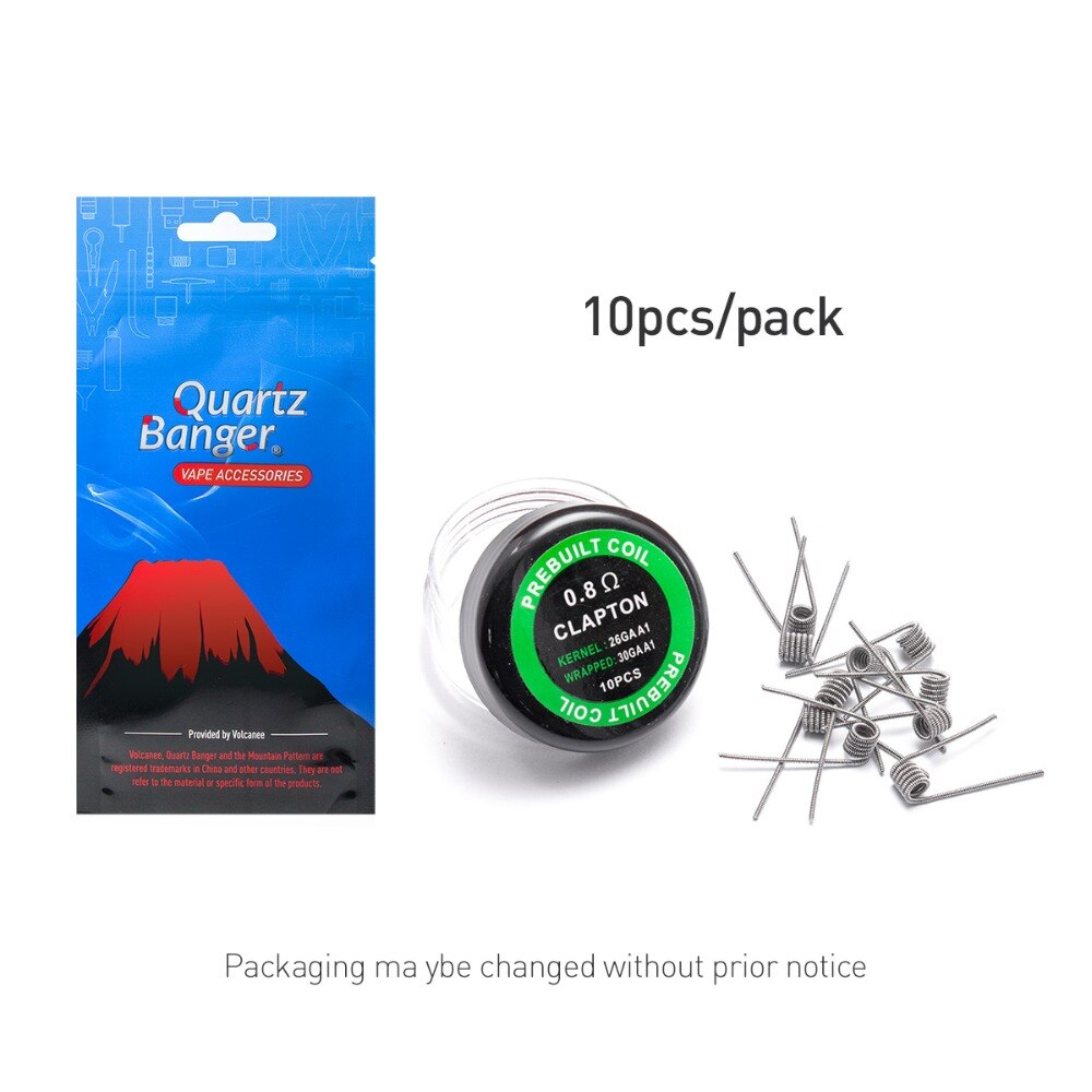 Quartz Banger Flat twisted Fused clapton Hive premade wrap wires Alien Mix twisted Quad Tiger coils Heating Resistance rda coil