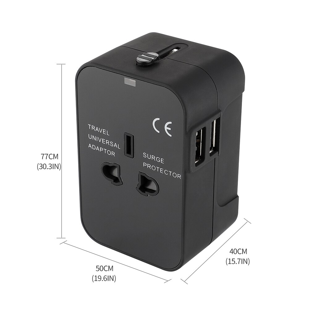 Global Conversion Plug Adapter Adapter Portable Universal Socket Conversion Plug for Travel Cameras Phone Charger