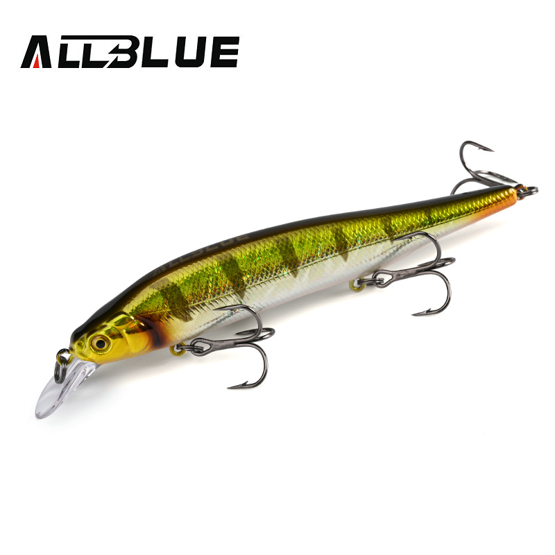 ALLBLUE KITETSU 115SP Wobbler Suspend Fishing Lure 115mm 15.4g Hard Plastic Minnow Pike Bass Perch Artificial Bait Tackle: Blue