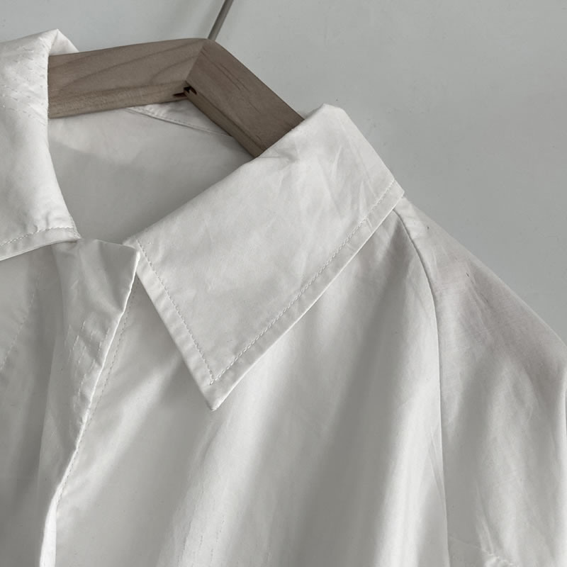 XITAO minoría Tops y blusas para mujer personalidad Irregular blanco y negro con cremallera camisa Simple de de talla grande ropa XJ4592