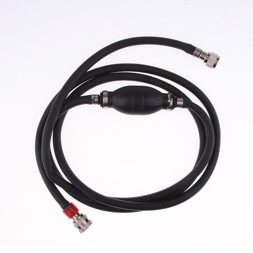 Fuel Line Hose Outboard Primer Bulb with Ends Connector for Tohatsu