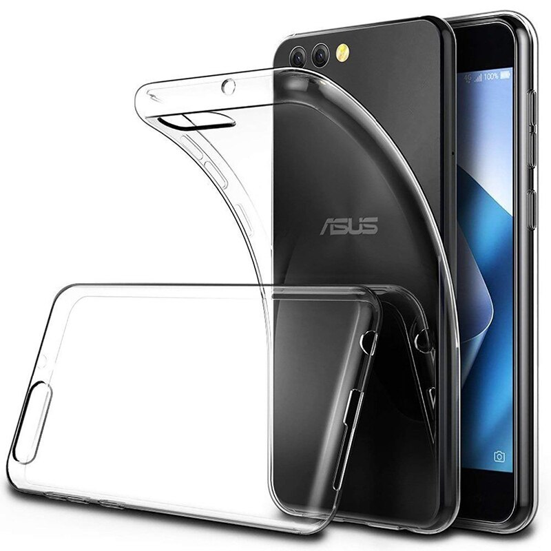 Coque en TPU pour ASUS ZenFone 4 Max ZC520KL / 4 Max Pro Plus ZC554KL, étui arrière en Gel de Silicone souple Transparent, Original