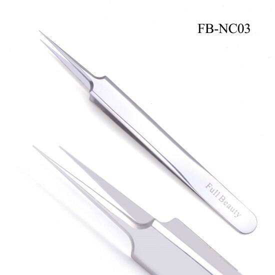 STZ 1pcs Professionele Mee-eter Pincet Wimper Extension Clip Charmes Dames Makeup Tools Nail Art Decoraties Picker FBNC01-04: FB-NC03