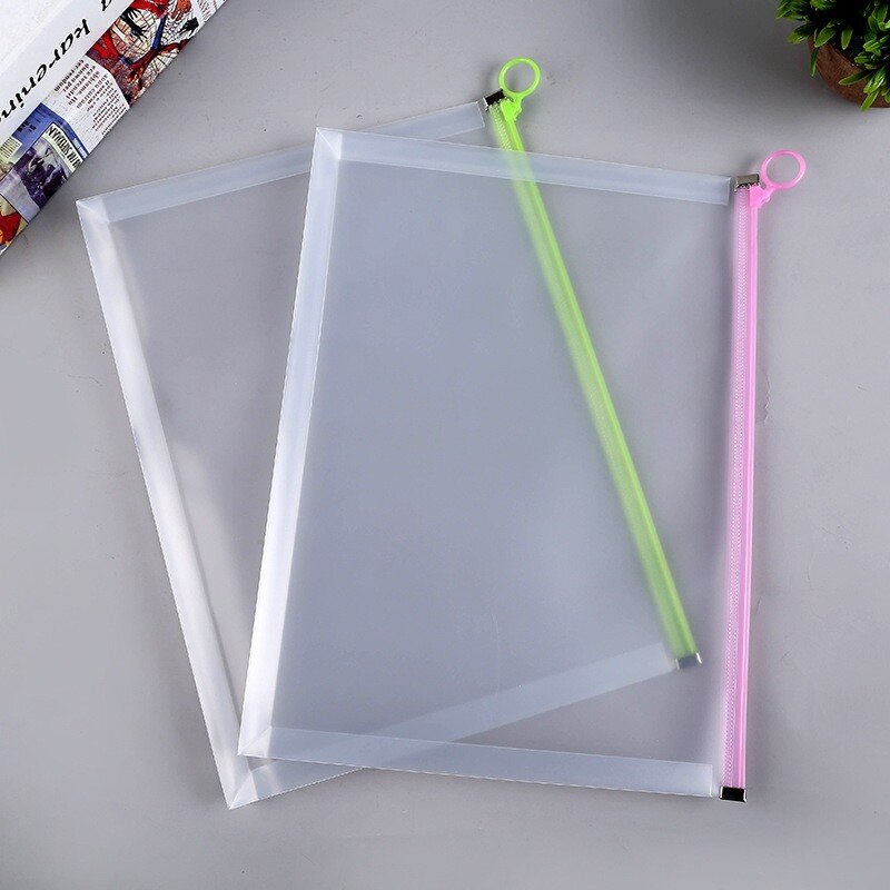 File Folder A4 Thick Waterproof Information Bag Desk Organizer Information Book File Bag Large Capacity File Organizer Folder