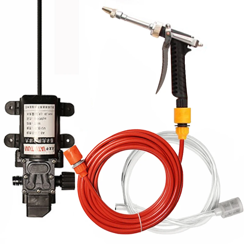 EADavid-Pompe de lavage de voiture électrique, haute pression, lave-auto, kit de machine à laver les livres, pulvérisateur de jardin, 12V: Default Title