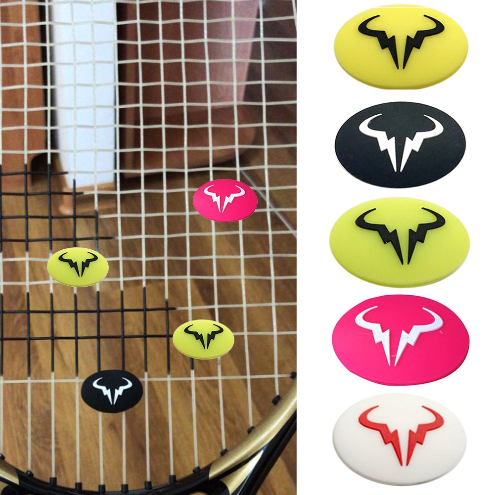 Bull Head Animal Cartoon Tennis Racket Shock Absorber Antivibration