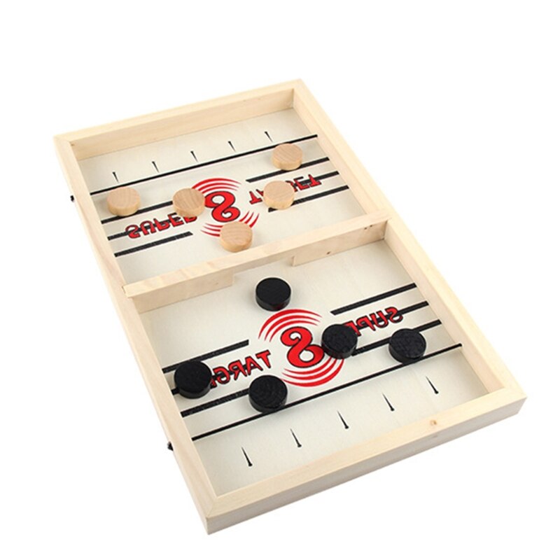Table Hockey DIY Fast Sling Puck Board Game Parent-child Interactive Party Toy 40JC