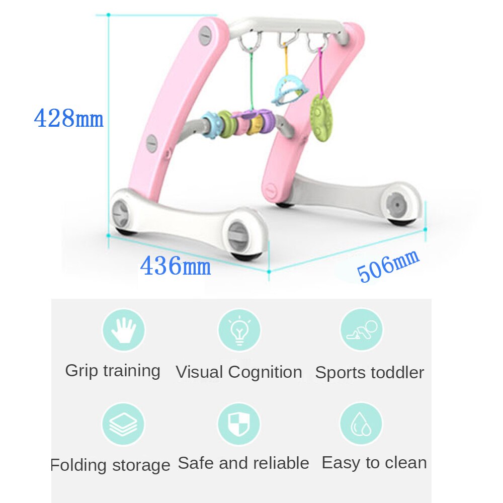 Baby Walker Peuter Auto Andador Para Bebe Baby Wandelaars Baby Gym Speelgoed Baby Play Gym Babykamer 2-in-1