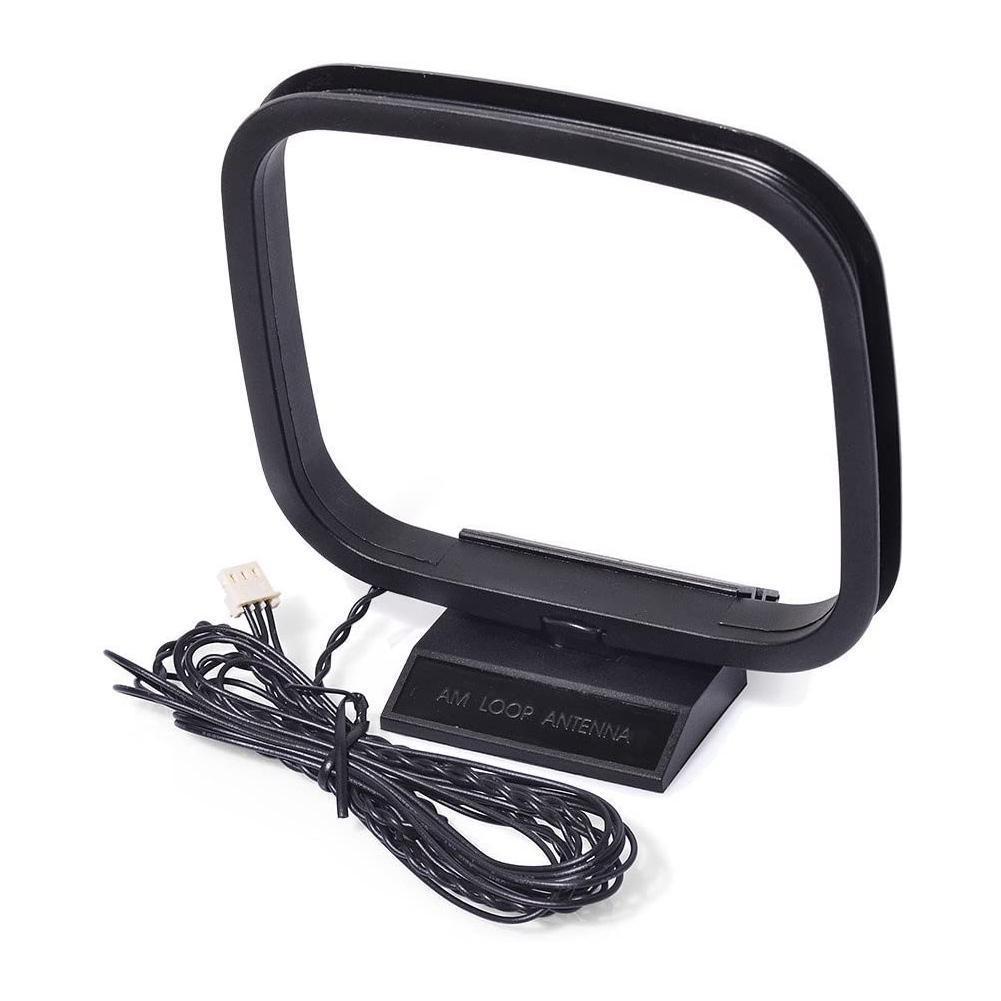 Mini Universele Fm Am Radio Antenne 360 Signaal Ontvanger Lijn Loop Antenne Voor Sony Scherpe Hi-Fi Stereo Audio Ontvanger Systemen