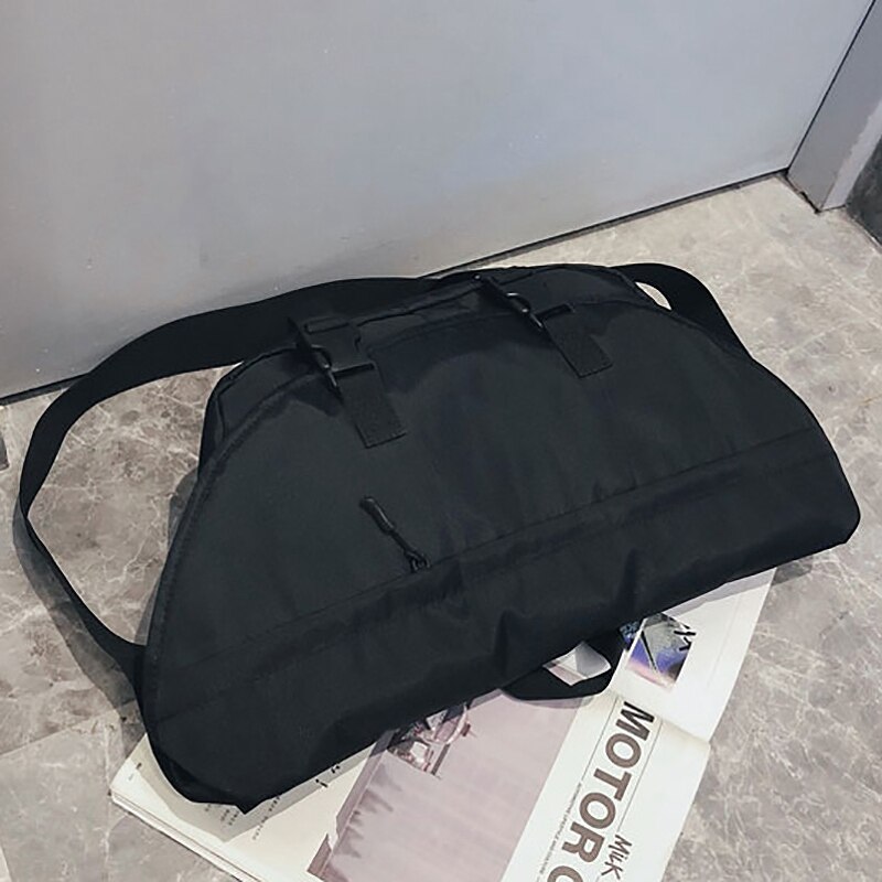 Street sac à bandoulière hommes sport cyclisme sac grande capacité loisirs poitrine sac femmes postier sac hommes noir