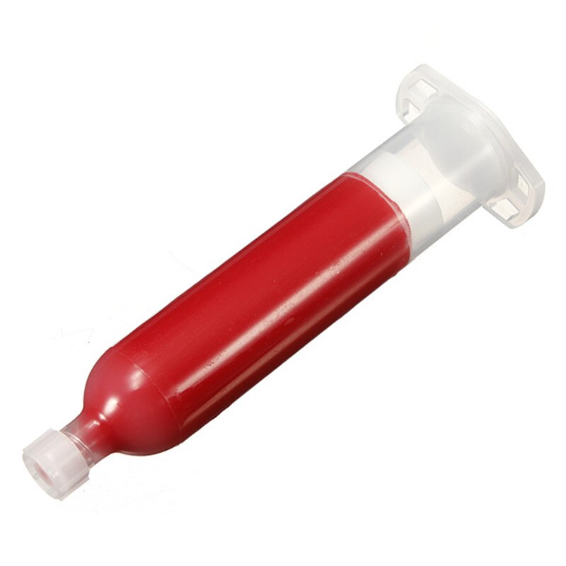 30ml/40g SMD SMT BGA Reparación de IC Chips plantilla pasta dispensador rojo pegamento PCB reflujo de soldadura pasta