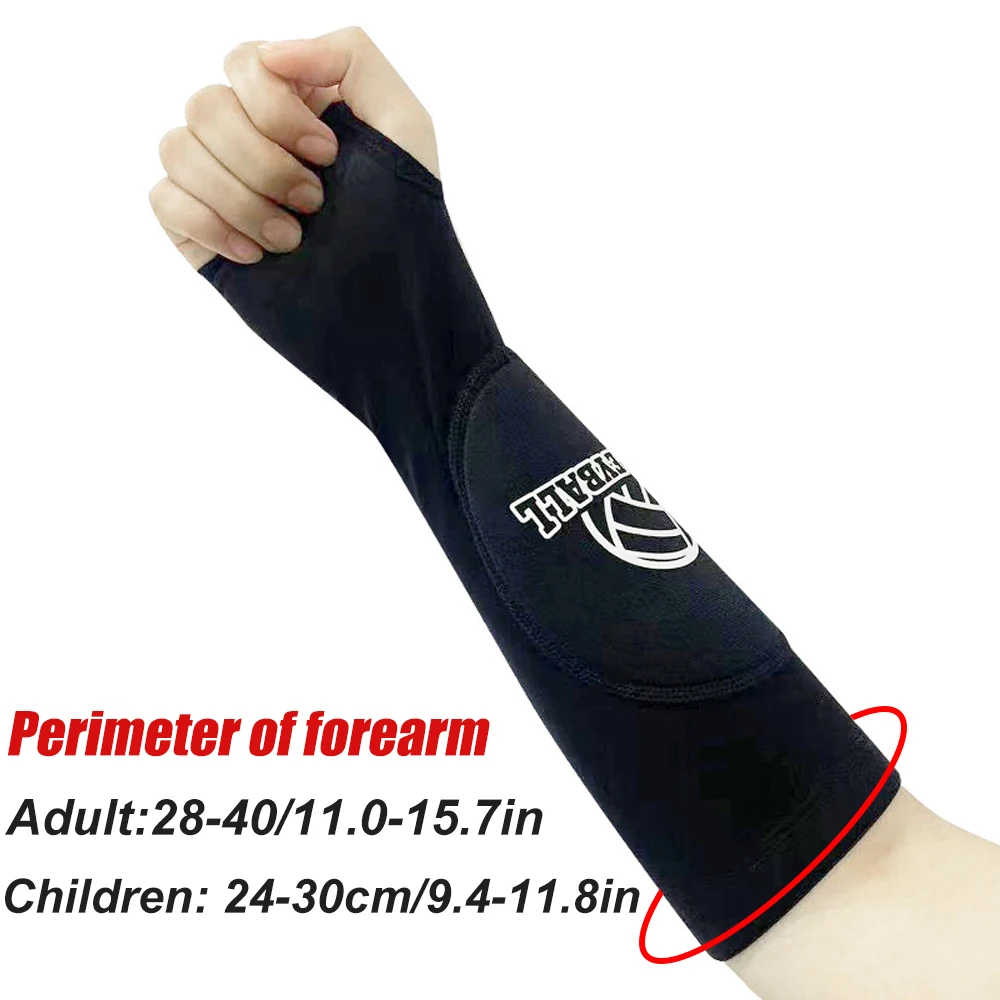 1 Paar Volleyball-Armmanschetten-Handschuhe für Unterarm, Kompressionstest, Training, Basketball, Handgelenkstütze, Schutz, Sport-Armschutz
