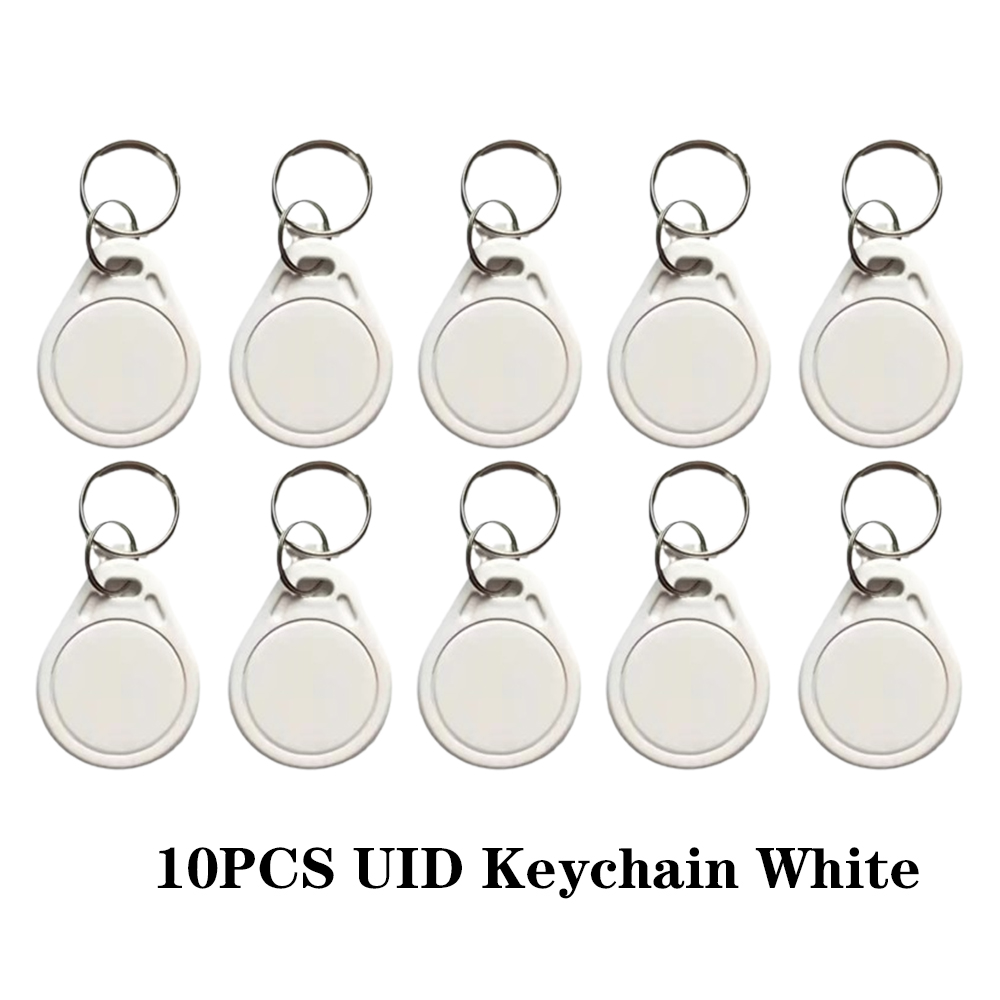 5/10PCS RFID Access Control Clone Badge NFC Smart Chip 0 Block Rewritable Copy Key Fob 13.56MHZ 1K S50 Duplicator Copy Tag: pink